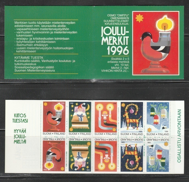 Suomi Joulumerkki 1996, Hyväntekeväisyysvihko