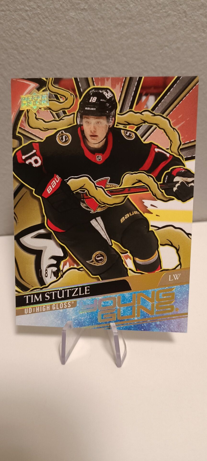 2024-25 Upper Deck series 2 -Tim Stutzle YG high gloss 8/10