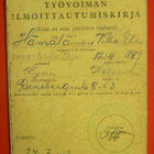 Työvoiman ilmoittamiskirja / Valtioneuvoston Kirjapaino 1943 - pikkukuva 1
