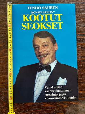 Tenho Sauren - ”Kootut seokset” kasetin promojuliste.
