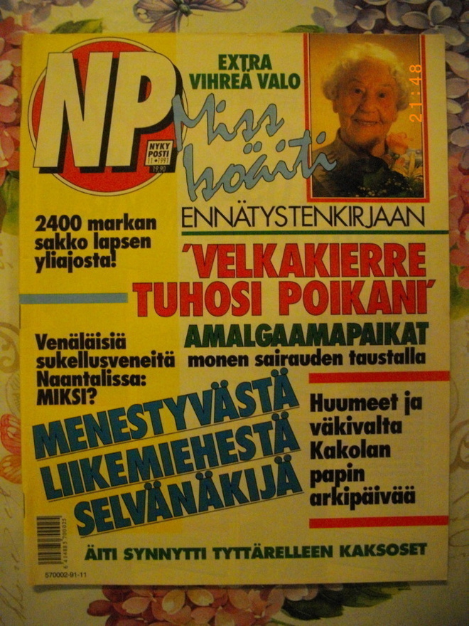 Nykyposti Nro 11/1991. (12.3)