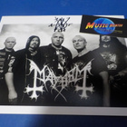 MAYHEM ATTILA CSIHAR NIMIKIRJOITUS B/W VAAKAKUVASSA - pikkukuva 1