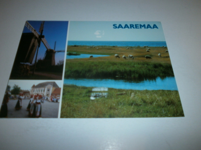Eesti, Saaremaa, kolmikuvakortti, p. 1998