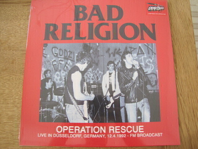 Bad Religion operation rescue lp muoveissa ltd 300 punainen