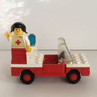 Lego town 623 Lääkärin auto vuosimallia 1978 - pikkukuva 3