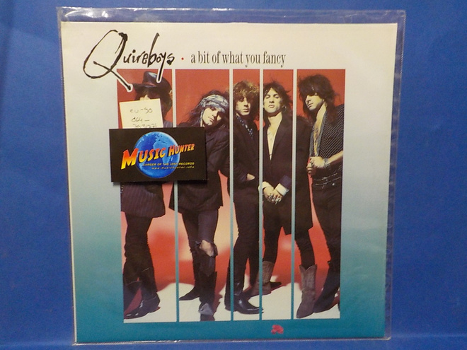 THE QUIREBOYS - A BIT OF WHAT YOU FANCY M-/M- EU -90 LP