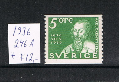 Ruotsi 1936 - Postilaitos 300 v. 5öre 246 A  +
