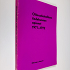 Oikeustieteellisen tiedekunnan opinnot 1971-1972 - pikkukuva 1
