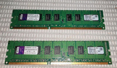 2 x 2GB DDR3 1333 RAM muistikammat