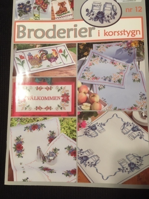 Ristipistomalleja Broderier i korsstygn 12