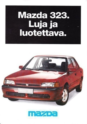 Mazda 323 -esite 90-luvun alusta