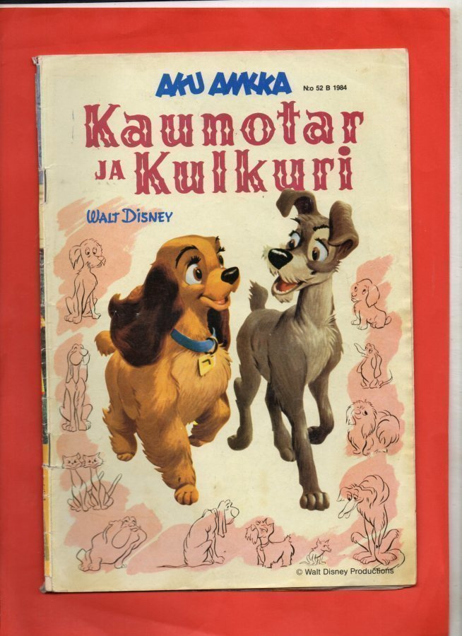 AKU ANKKA n:o 52 B 1984 Kaunotar ja kulkuri.