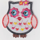 Pöllö - kangasmerkki - pikkukuva 2