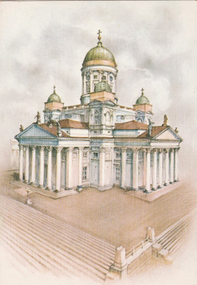 KIRKKOKORTTI - HELSINKI - TUOMIOKIRKKO - 54