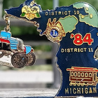Michigan Kookas merkki. Halkaisija - 53 mm. - pikkukuva 2