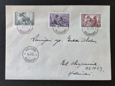 1953 FDC Tuberkuloosi