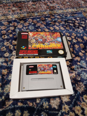 SNES Total Carnage UKV Boxed