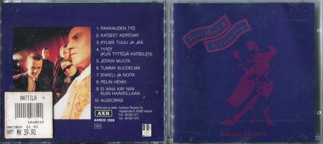 TONI ROSSI & SINITAIVAS . CD-LEVY . KATSEET KERTOVAT