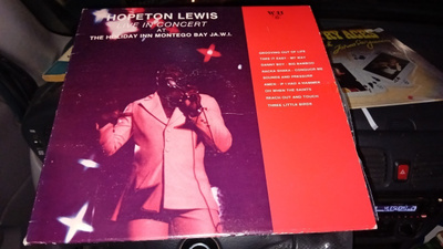 LP : Hopeton Lewis : Live in concert ( SIS POSTIKULU  )