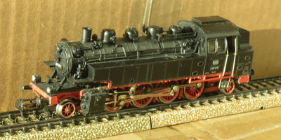 Märklin 3096 Br86 telex höyryveturi