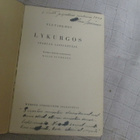 LYKURGOS SPARTAN LAINSÄÄTÄJÄ : PLUTARKHOS v 1942 - pikkukuva 3