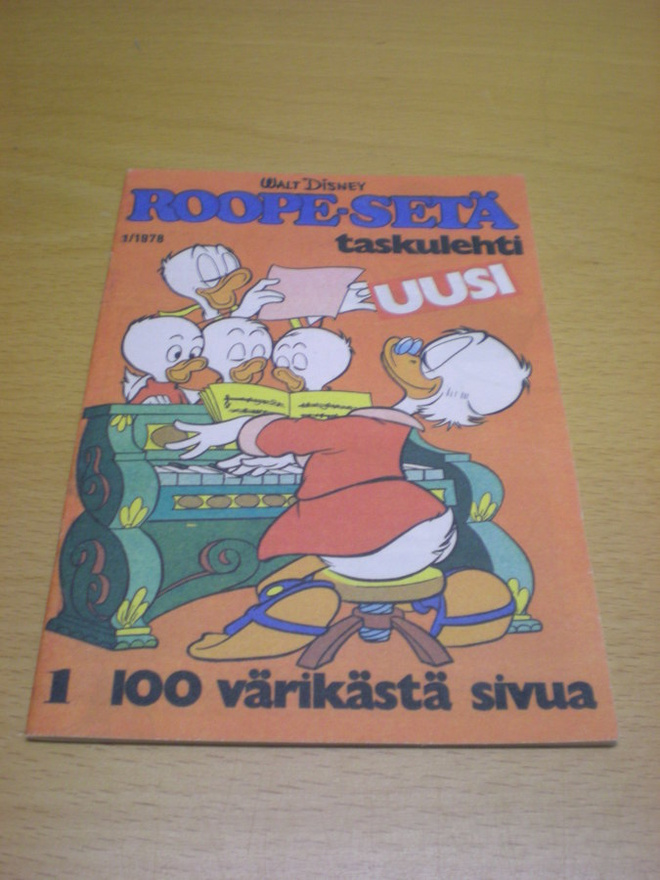 Roope-setä 1/1978 näköispainos