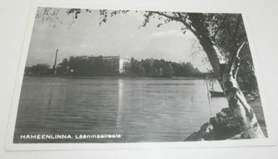 Hämeenlinna, Lääninsairaala, vanha valokuvapk, ei p.