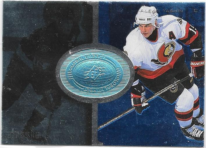 1998-99 SPx Finite #98 Alexei Jashin Ottawa Senators