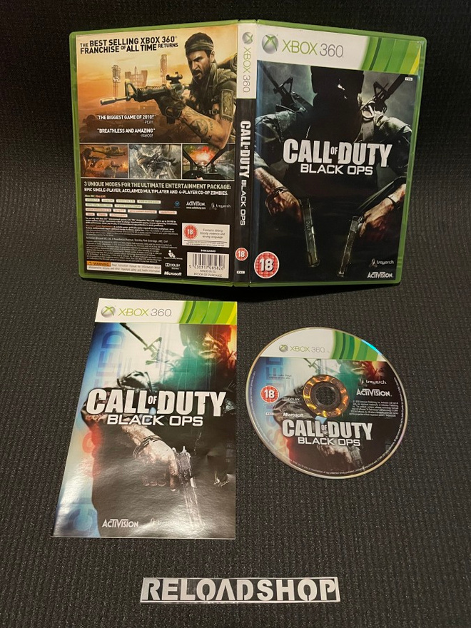 Call of Duty Black Ops Xbox 360 - CiB