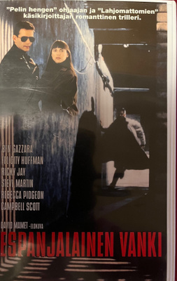 ESPANJALAINEN VANKI (David Mamet) Suomi VHS