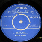 7" MARTY WILDE - Sea Of Love - 1959 single rockabilly EX - pikkukuva 1