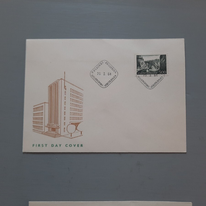 FDC Suomi 1964 M-63II 5mk blanco