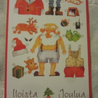 Iso Joulukortti Joulupukki koko 21 x 29,5 cm - pikkukuva 1
