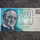 20 markkaa, seteli vuodelta 1993 - pikkukuva 1