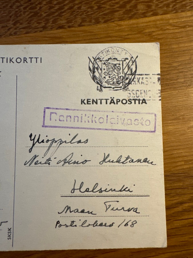 Kenttäpostia rannikkolaivasto