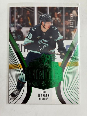 Jani Nyman 25-26 SPx #43 SPX Finite 112/199 Emerald Green