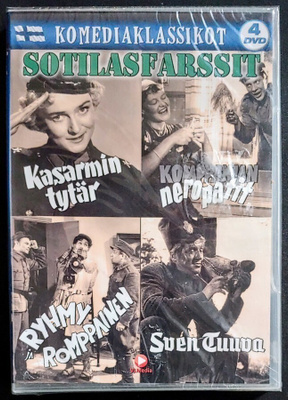 SOTILASFARSSIT - 4 SF-leffaa 1941–58 - UUSI! - 4 x DVD setti
