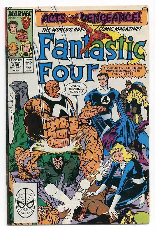Fantastic Four #335  (Marvel, Mid December 1989)