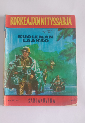 Korkeajännitys sarjakuvalehti nro:13/1962 kuoleman laakso