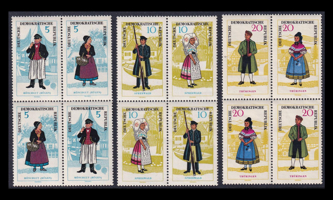 DDR 1074-9_n ** Kansanpukuja neliöt (1964)