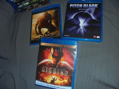 B-R Riddick 3 elokuvaa