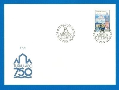 FDC – Turun 750 - vuotisjuhla 31.3.1979, Lape no 838