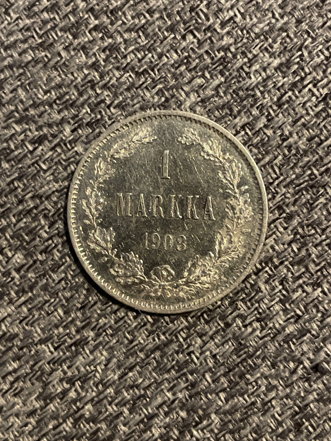 Suomi Markka 1908 Hopeaa 868