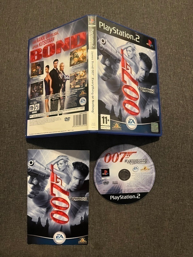 007 - Everything Or Nothing PS2 (Suomijulkaisu)