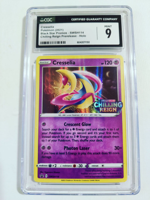 Cresselia Black Star Promo SWSH114 Holo CGC 9