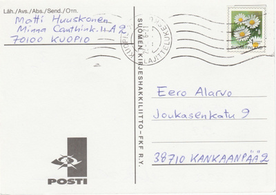 Postileima, KUOPIO  70