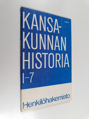 Kansakunnan historia 1-7 : Henkilöhakemisto