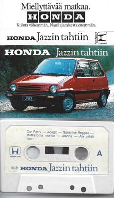 Honda Jazzin tahtiin - C-kasetti  vuodelta 1982