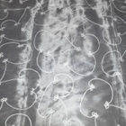 Luonnonvaalea orgatza verho 112x211cm - pikkukuva 2