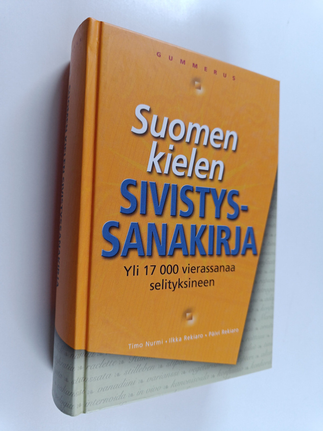 Timo Nurmi : Suomen kielen sivistyssanakirja